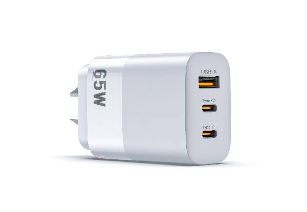 Titan 65W Ultra Fast Charger with Two USB-C & USB-A