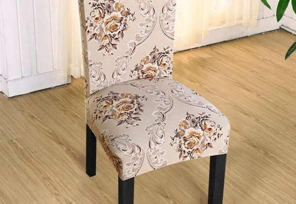 Two-Piece Party Banquet Dining Chair Cover - Option for Four & Six-Pieces