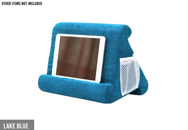 Pillow Tablet Stand with Mesh Bag - Six Colours Available