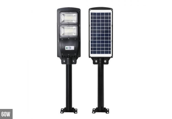 Solar Powered LED Motion Detector Wall Light - Two Options Available