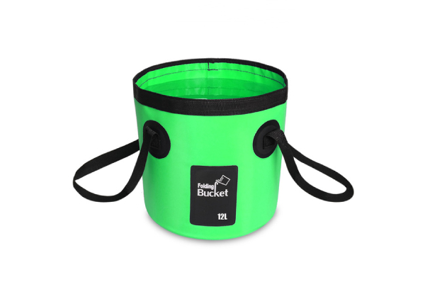 Folding Bucket - Two Sizes & Six Colours Available