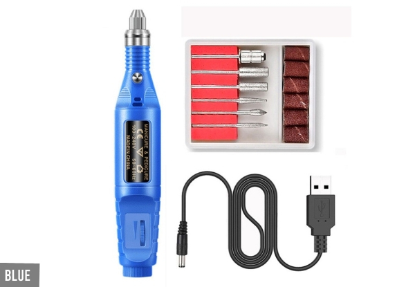 Professional Electric Nail Drill Kit - Six Colours Available
