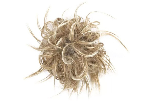 Messy Hair Bun Scrunchy Extensions - Available in Two Styles & Nine Colours & Option for Two-Pack