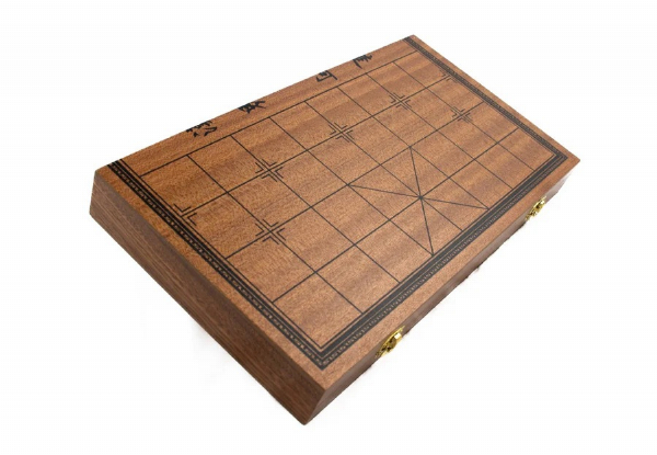 LPG Wooden Foldable 35cm Chinese Chess Set