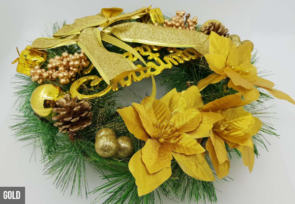 Christmas Wreath - Two Colours Available