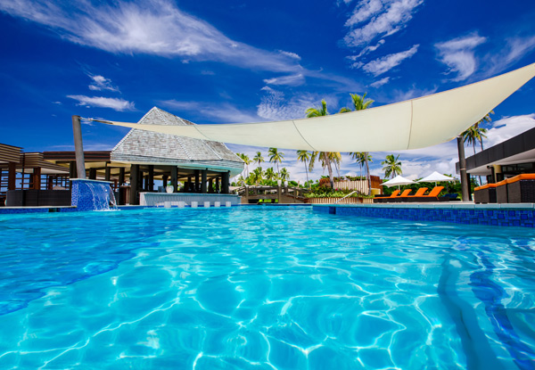 Per-Person Twin-Share Seven-Night Escape with Five-Nights at Mana Island Resort & Two-Nights at Tanoa International Hotel, Nadi, incl. All Transfers Between Airport, Hotel & Islands, All Meals Daily on Mana Island & $200 Bonus Resort Credit