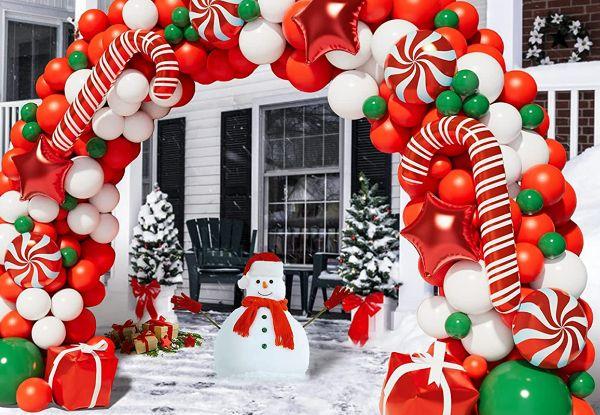 Christmas Balloon Garland Arch Kit