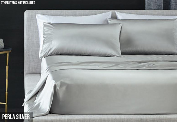 Canningvale Valli Silk Rich Sheet Set - Two Sizes & Colours Available with Free Delivery