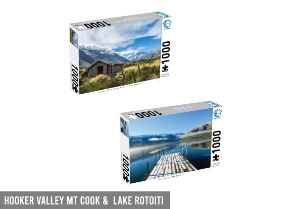 Two-Pack 1000Pc New Zealand Jigsaws - Four Options Available