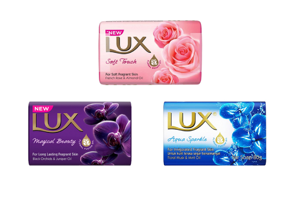 24-Pack of Assorted Lux Beauty Soap Bars