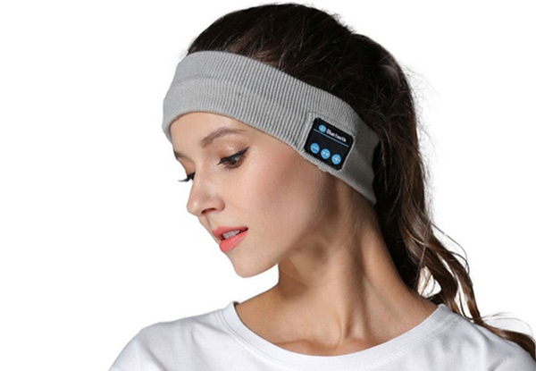 Wireless Sport Stereo Headband with Bluetooth Control Panel - Three Colours Available