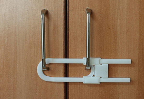 10-Piece U-Shaped Baby Safety Cabinet Locks
