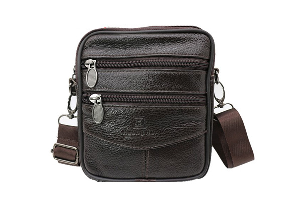 Compact Leather Shoulder Bag with Free Delivery