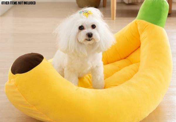 Banana Pet Bed - Four Sizes Available