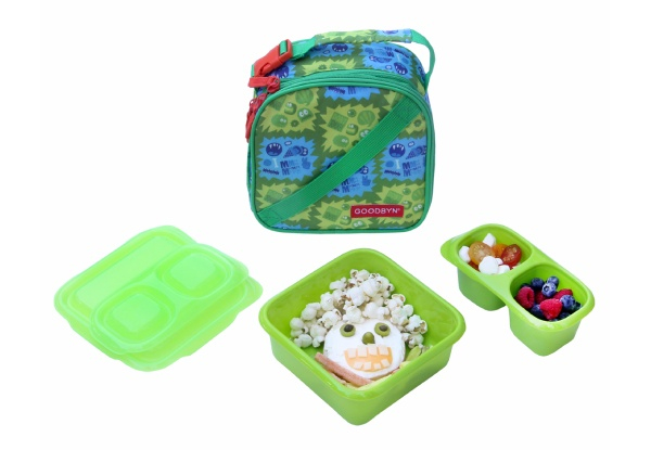 Goodbyn Lunch Box Bundle with Expandable Lunch Bag - Four Colours Available - Elsewhere Pricing $55.90