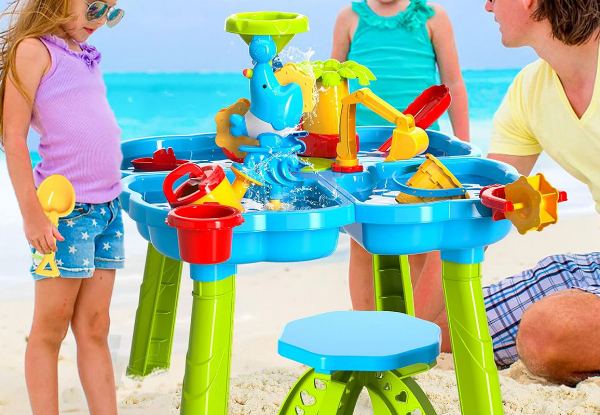 Kids Sand & Water Table Playset - Two Styles Available