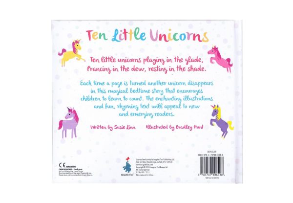 Ten Little Unicorns Book with Free Delivery