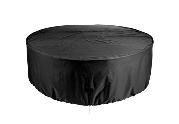 Water-Resistant Outdoor Round Furniture Cover - Two Sizes Available