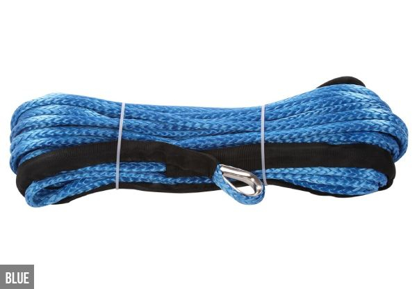 Winch Line Cable Rope - Three Colours Available