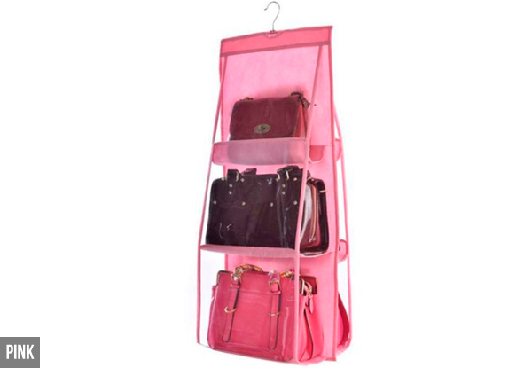 Six-Pocket Hanging Wardrobe Storage Bag - Five Colours Available