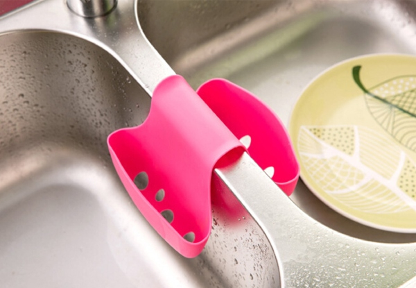 Four-Pack Kitchen Sink Caddy Sponge Holder - Three Colours Available