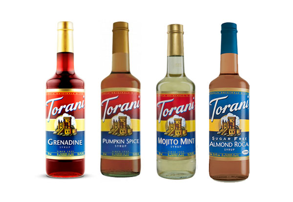 $10 for a 750ml Bottle of Torani Flavoured Syrup - Available in 12 Delicious Flavours