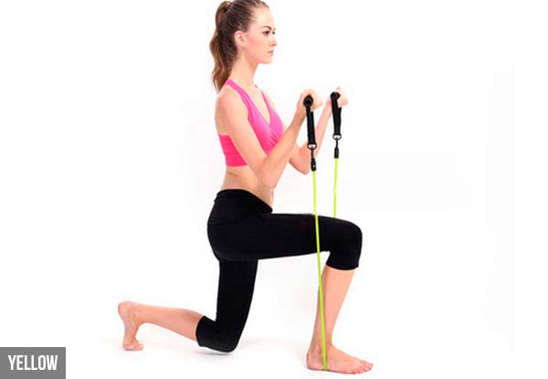 Pilates Tubes Strength Resistance Band - Five Colours Available