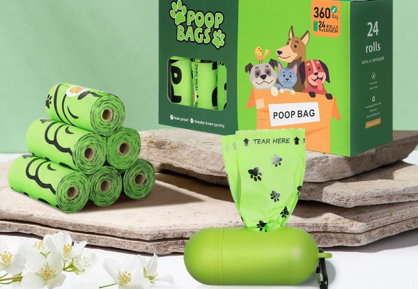 PaWz Compostable Biobased Dog Poop Bag Dispenser - Three Options Available