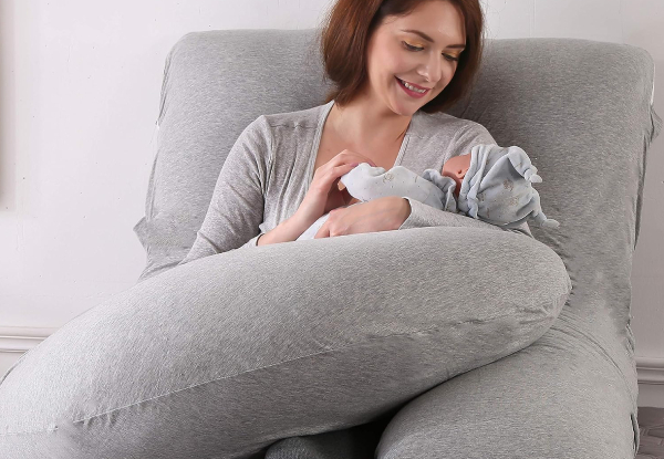U-Shape Pregnancy Full Body Pillow - Available in Two Colours