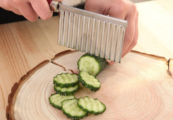 Wavy Potato Cutter Knife - Option for Two Available with Free Delivery