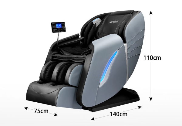 HOMASA 4D Electric Massage Chair Recliner with Bluetooth Speaker - Two Colours Available
