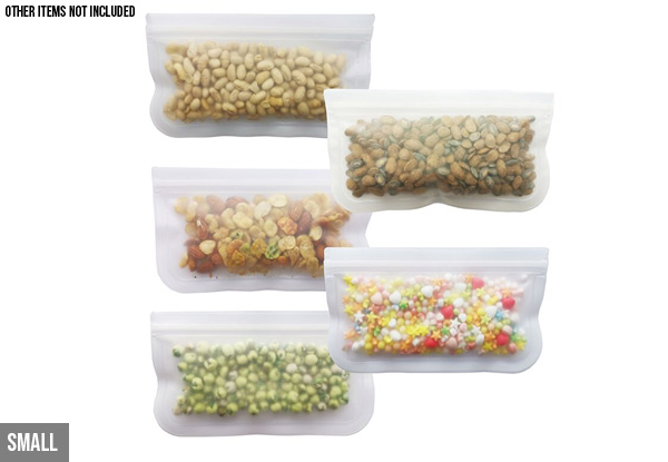 Reusable Food Storage Bags Range - Four Options Available with Free Delivery