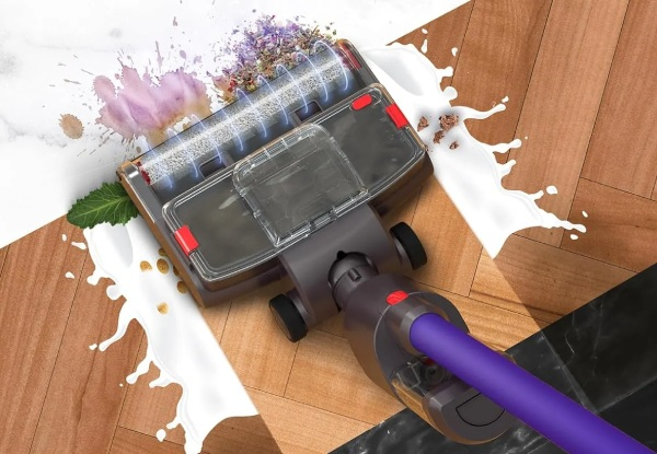 Electric Broom Cleaner Head Compatible with Dyson Incl. Cleaning Tank & Sewage Tank