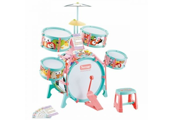 Kids' Jazz Musical Instrument Drum Play Set