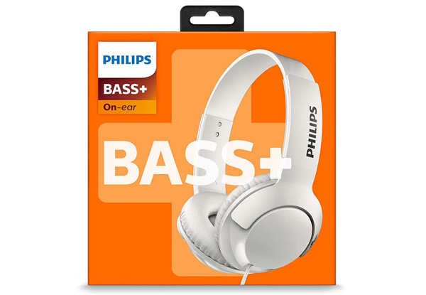 Philips Bass+ On Ear Headphone Range - Two Styles Available