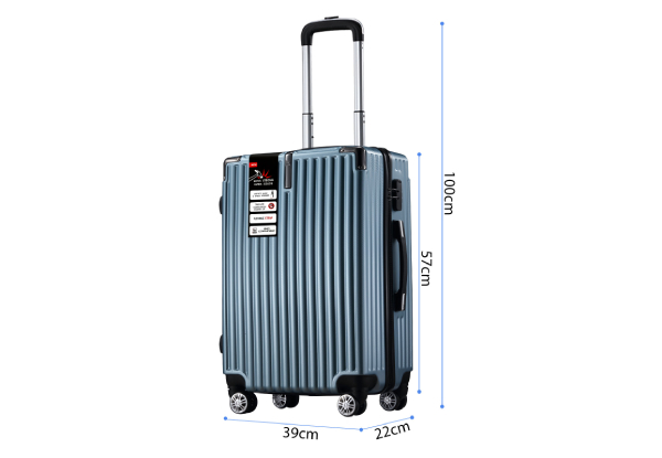 Carry On Luggage Hard Shell Suitcase Bag with Wheel Lock