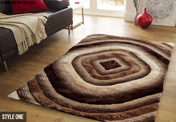 3D Thick Printed Rugs - Four Styles & Three Sizes Available - North Island Delivery Only
