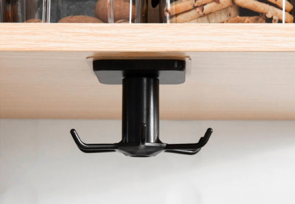 Rotating Kitchen Hooks - Two Pack & Two Colours Available