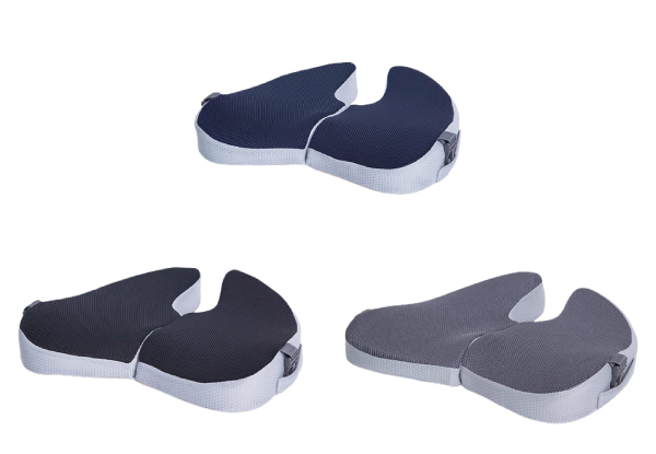 Foldable Memory Seat Cushion - Three Colours Available