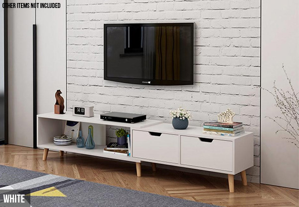 Adjustable Length TV Entertainment Unit