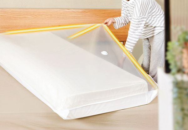 Reusable Mattress Vacuum Bag - Available in Two Sizes & Option for Two-Pack