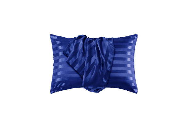 Two-Pack Satin Pillowcases - Five Colours & Two Sizes Available