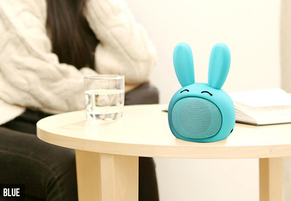 Bunny Mini Speaker - Four Colours Available with Free Delivery