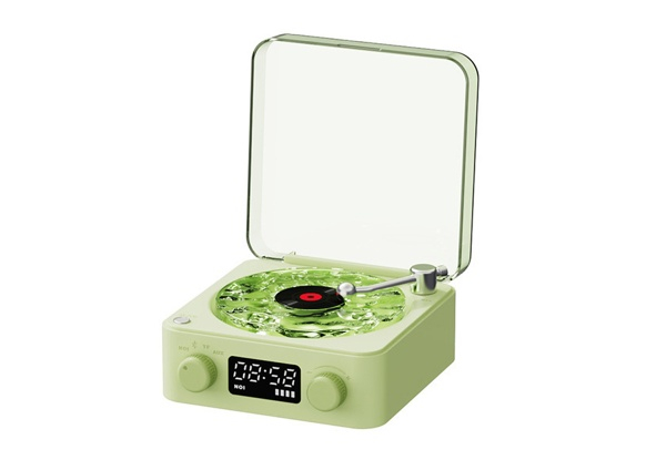 Waves Vinyl Record Player Bluetooth Speaker  - Two Colours Available