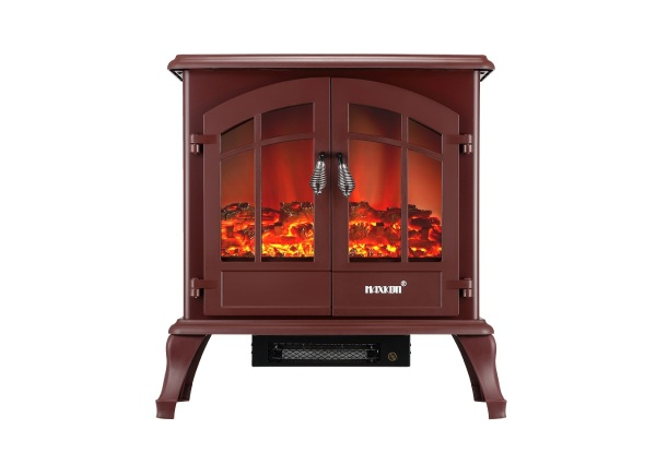 22-Inch 1800W Freestanding Electric Fireplace - Two Colours Available