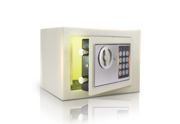 Compact Electronic Safe - Three Colours Available with Free Delivery