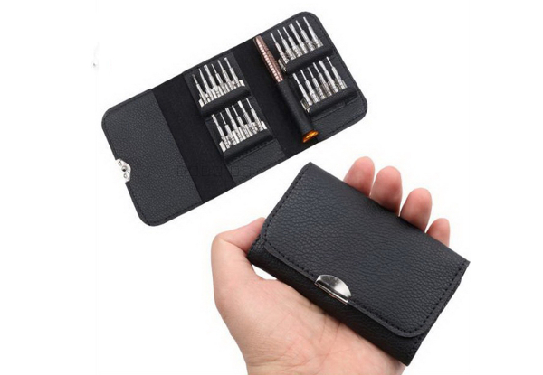 25-in-1 Magnetic Precision Pocket-Size Screwdriver Set - Option for Two Sets