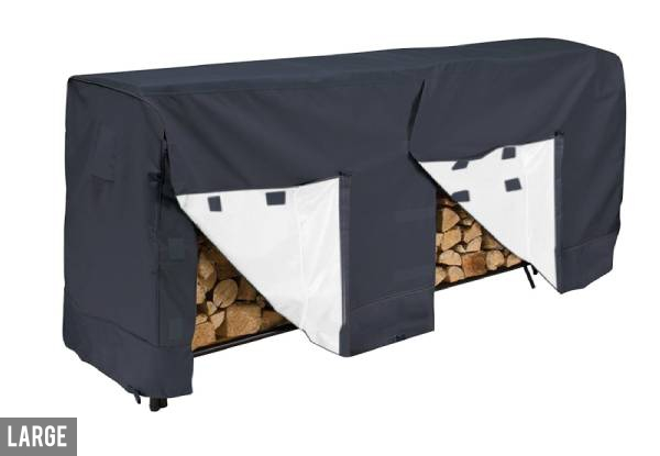 Outdoor Water-Resistant Small Firewood Log Cover with Carry Bag - Option for Large Size Available