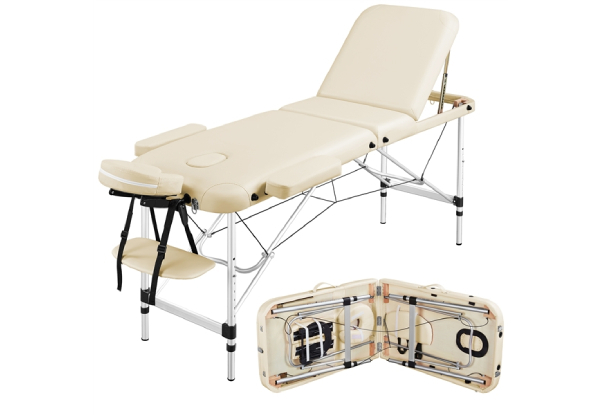 Three-Fold Adjustable Massage Bed