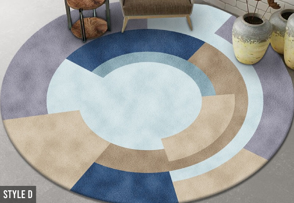 Nordic Round Carpet - Available in Four Styles & Four Sizes